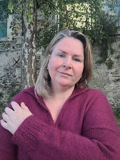 Relaxed Polo Sweater Knitting Pattern