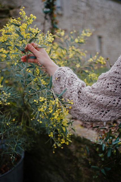 Chunky Lace Sweater Knitting Pattern