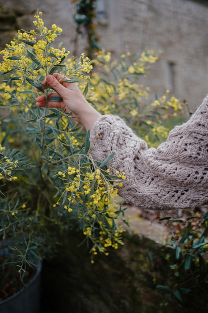 Chunky Lace Sweater Knitting Pattern